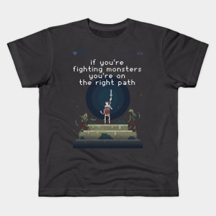 Fight monsters Kids T-Shirt